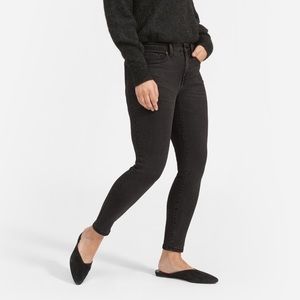 Washed black Everlane skinny jeans